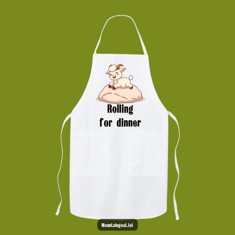 Funny Kawaii Goat Apron: Kitchen Giggles, Hilarious Chef's Funny Gift