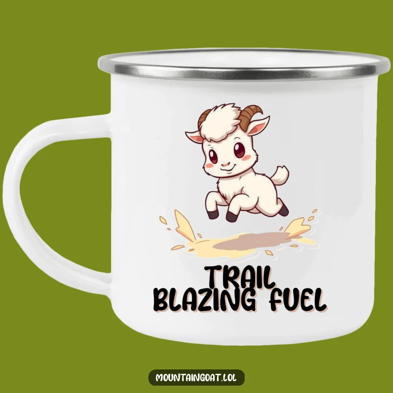 Funny Kawaii Goat Dust Camping Mug - Adventure & Energy Gift