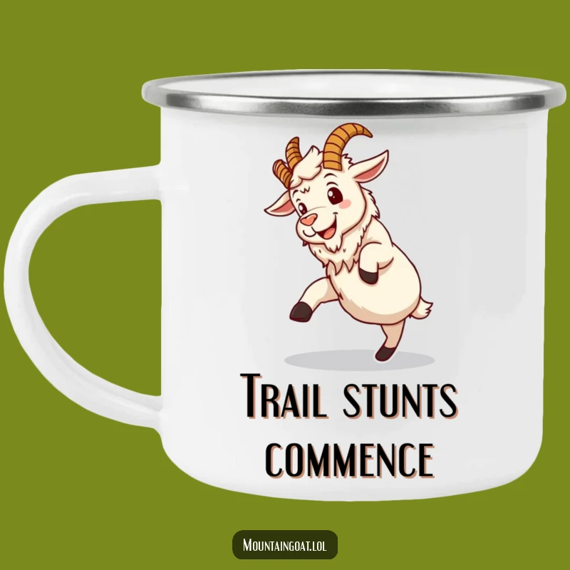 Funny Mountain Goat Camping Mug: Enjoy Campfire Laughs with Hilarious Outdoorsy Charm