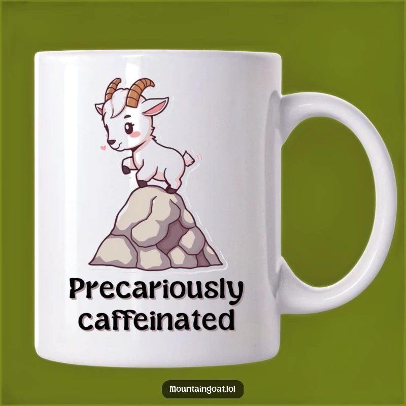 Funny Tiny Goat Mug - Expert Balancer Coffee Cup for a Hilarious Gift