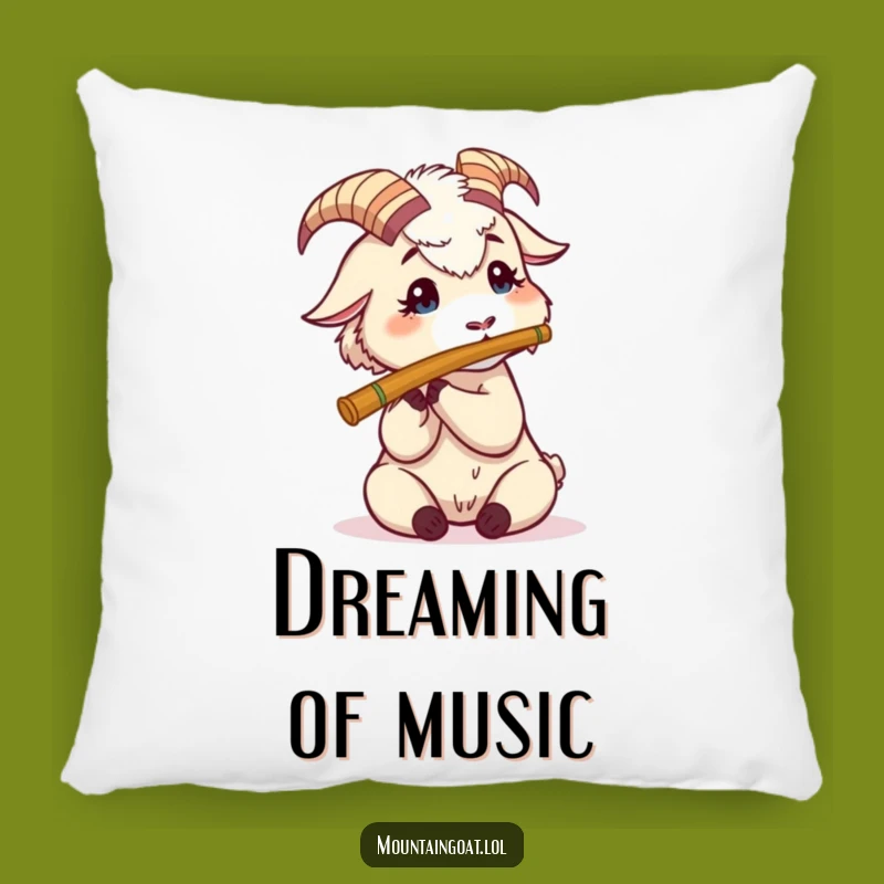 Cuddle Up with This Funny Mountain Goat Flute Pillow!