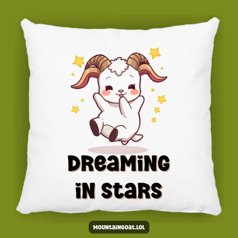 Soft Funny Goat Tumble Star Pillow: Naptime Just Got Hilariously Cosmic