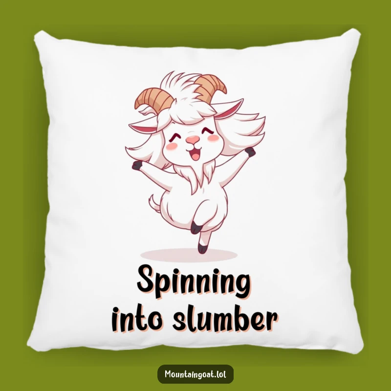 Funny Goat Spinning Pillow: Cozy Comfort with a Joyful Swirl