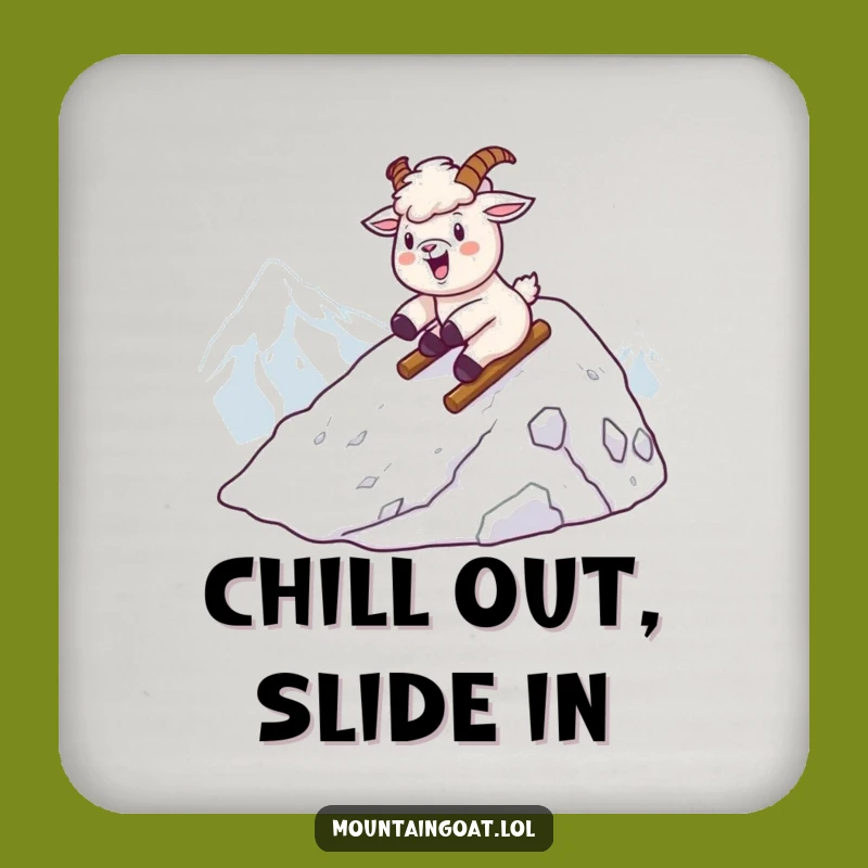 Funny Kawaii Goat Snow Slide Coaster - Protect Surfaces Winter Gift