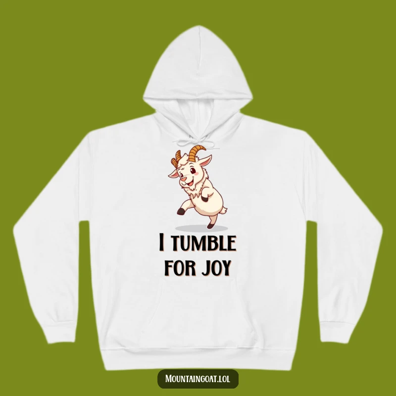 Cozy Funny Mountain Goat Hoodie: Stay Warm with Hilarious Alpine Adventures