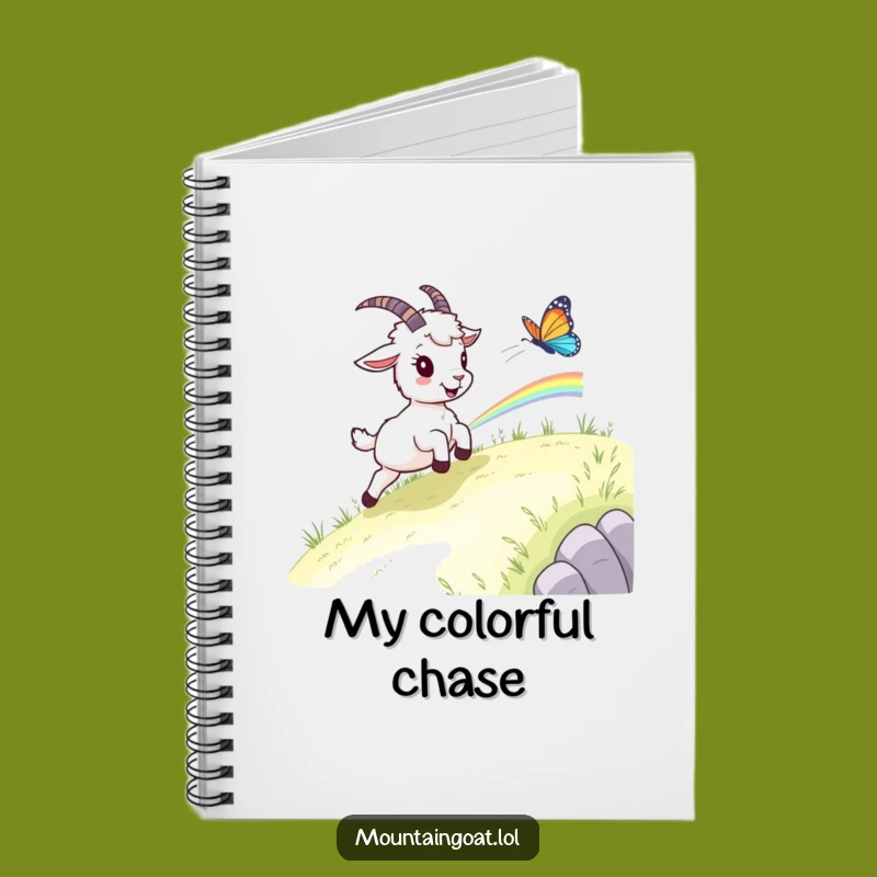 Funny Goat Adventure Notebook - Whimsical Nature Journal Gift