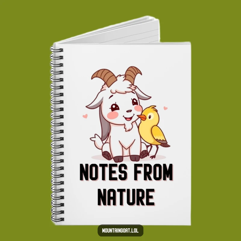 Funny Goat Giggle Notebook: Capture Notes with Animal Friends