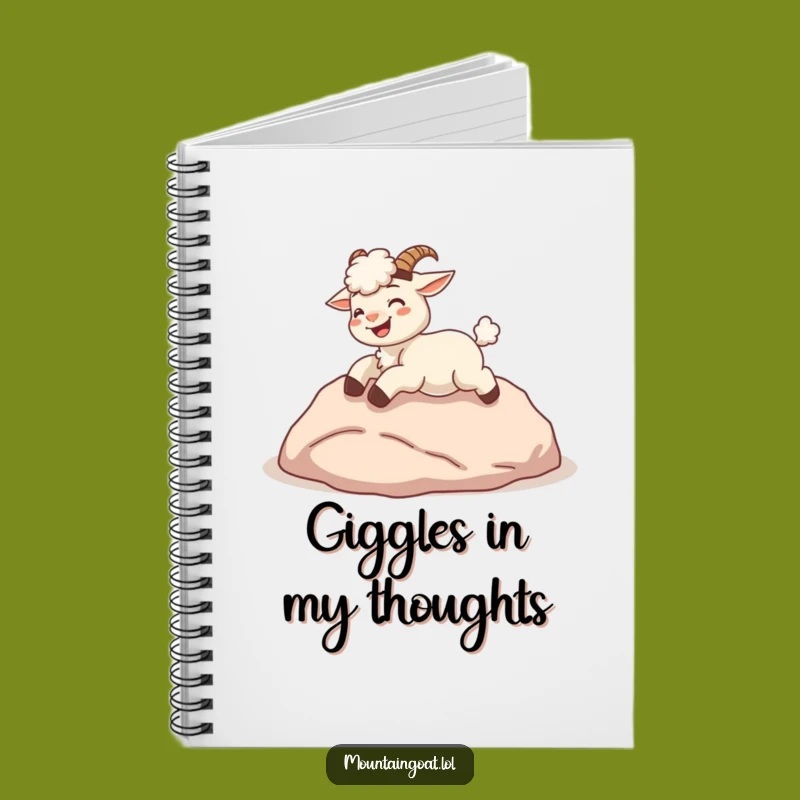 Funny Kawaii Goat Notebook: Jot Down Giggles, Inspiring Funny Gift for Ideas