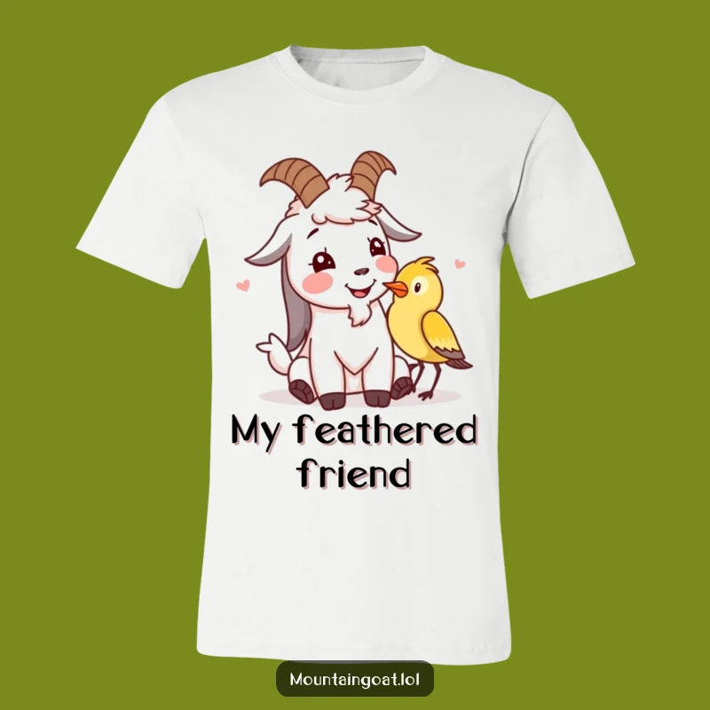Funny Goat Giggle T-Shirt: Share the Laughs with Nature