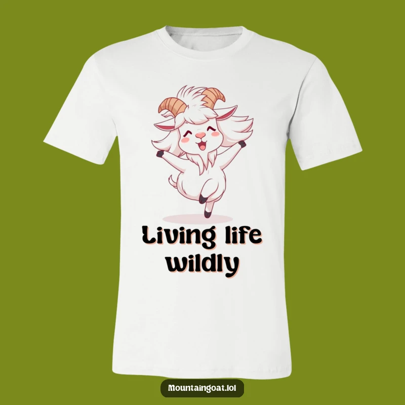 Funny Goat Spinning T-Shirt: Wear Your Joyful Spirit