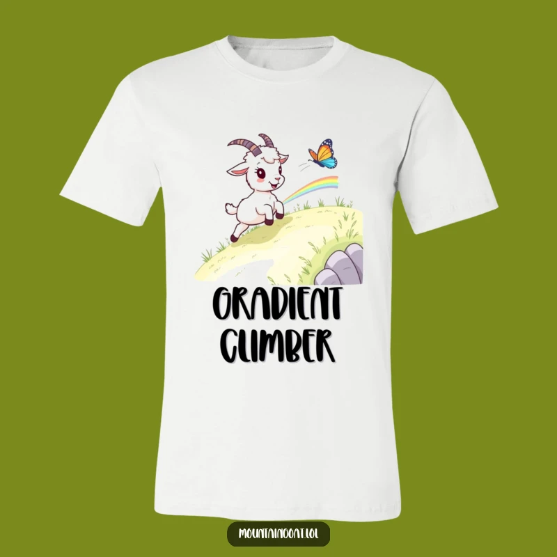 Funny Goat Butterfly T-Shirt - Nature Chase Gift Tee