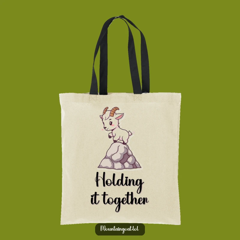 Funny Tiny Goat Tote Bag - Expert Balancer Carryall for Gift